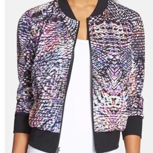 Zella Reversible Workout Bomber Jacket